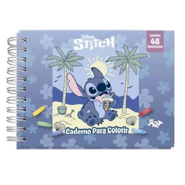 Imagem de Livro De Colorir 48Fls 15X21Cm 180Gr Disney Stitch Dac - Dac - Criativ