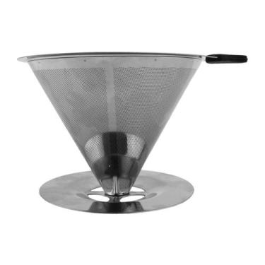 Imagem de Coador Filtro Café Permanente Aço Inox Sem Uso de Papel 103 Clink