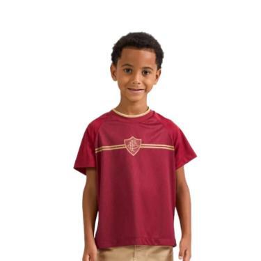 Imagem de Camiseta Braziline Flu Tranca Infantil - Vinhodourado