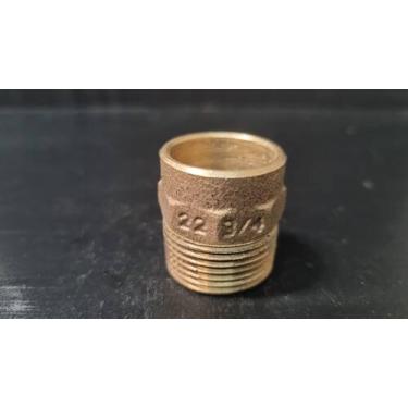 Imagem de Eluma conector bronze macho 22 x 3/4