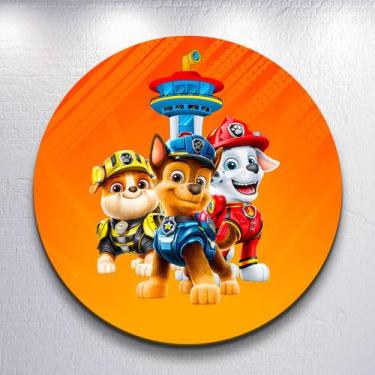 Imagem de Capa p/ Painel Festa Decoração Infantil Patrulha Dog Salvadoral Redond