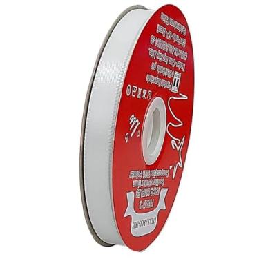 Imagem de Fita de Cetim Trader 15mm N°3 com 50 Metros [COR: COR 001 BRANCO - TAMANHO: 50 METROS]