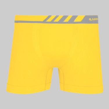 Imagem de Cueca Lupo Boxer Microfibra Sem Costura 00671, Amarelo claro, P