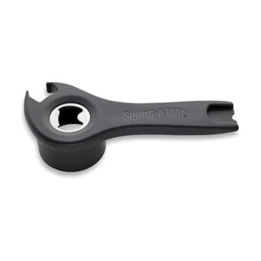 Imagem de Swing-A-Way Ferramenta multiabridor 5 em 1 perfeita para abrir garrafas, latas e frascos, preta