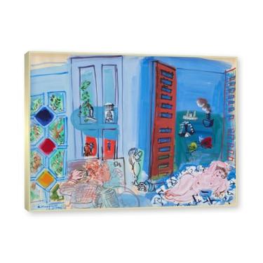 Imagem de Moldura de champanhe. Raoul Dufy Prints, (The Artists Studio), pôster de viagem vintage, arte impressionista, imagem de arte de parede em tela para decoração de casa. 30 x 40 cm-11,8 x 15,7 pol