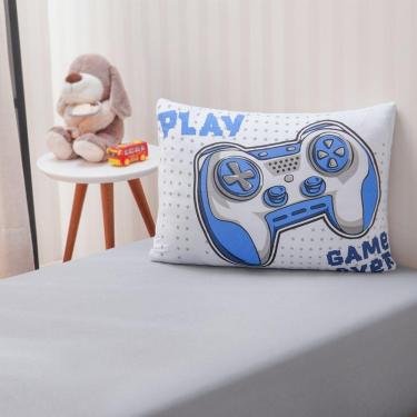 Imagem de Jogo De Cama Kids Solteiro Infantil Malha 88x188x25cm Play Game