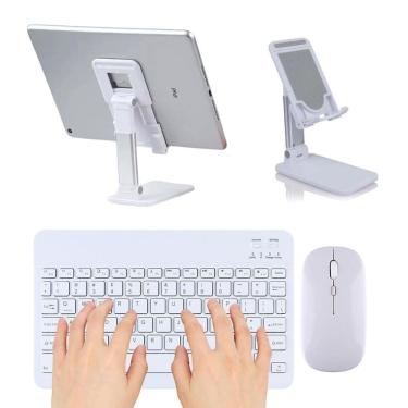 Imagem de Kit Teclado + Mouse + Suporte Para Tablet Lenovo M9 Tb310Xu