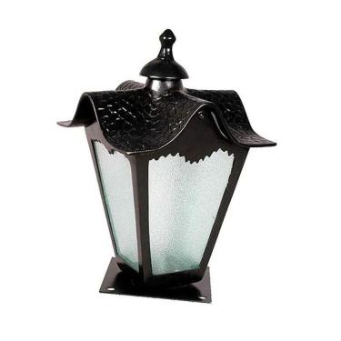 Imagem de Luminária Colonial Para Muro Madri Em Alumínio E Vidro