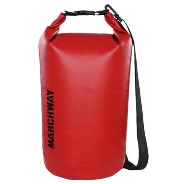 Imagem de Saco seco MARCHWAY Impermeável Flutuante 10L Vermelho