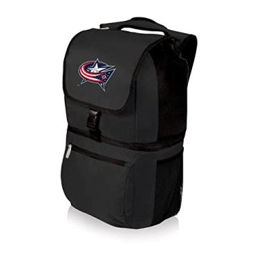 Imagem de PICNIC TIME Mochila NHL Columbus Blue Jackets Zuma Cooler, Mochila Cooler Macio, Lancheira (Preta)