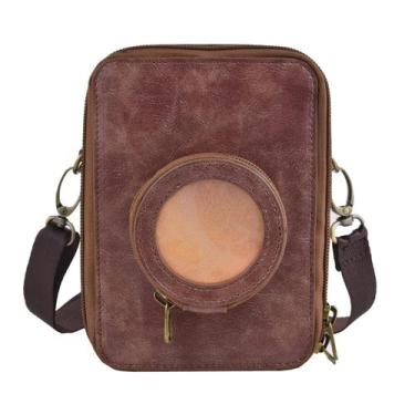 Imagem de Capa para câmera Rieibi Mini EVO Retro PU Leather Coffee Color