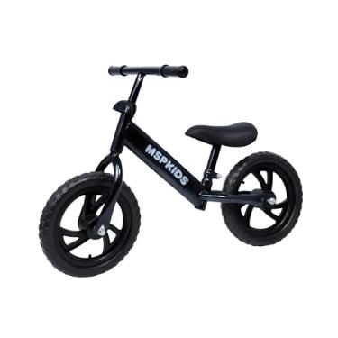 Imagem de Bicicleta De Equilíbrio Infantil Aro 12 Para Crianças De 2 A 5 Anos (PRETO)