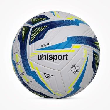 Imagem de BOLA SOCIETY UHLSPORT MATCH R2  - Branco+Azul-Masculino