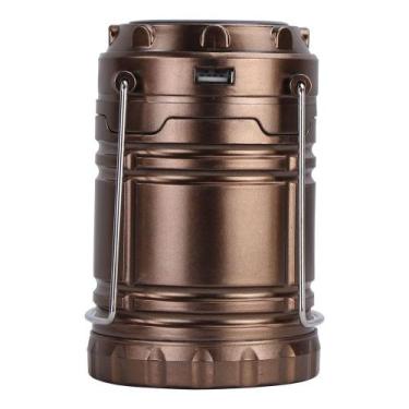 Imagem de Lampião Solar + Led USB Bateria Recarregável Retrátil Bivolt - NLSL01 