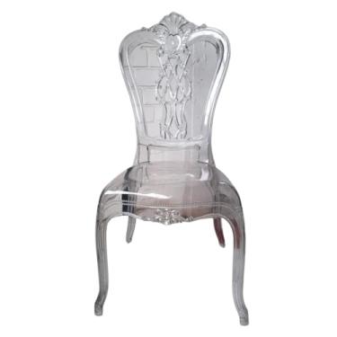 Imagem de CADEIRA DE JANTAR ACRILICO TRANSPARENTE BELLE 101 X 50 X 50 X 45 CM