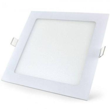 Imagem de Plafon Led 18W Embutir Quadrado 6000K  Efeito Branco Frio 