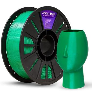 Imagem de Filamento Petg Verde 1kg - 1.75mm Nacional Voolt - VOOLT3D