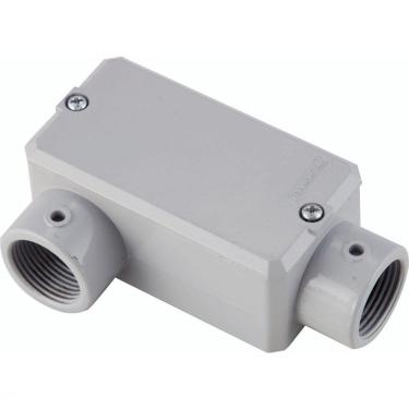 Imagem de Condulete Fixo 1.1/4" Tipo "lr" Tramontina - Com Tampa / Sem Rosca / Com Pintura Tramontina