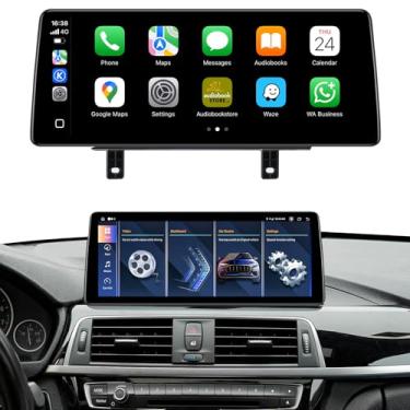 Imagem de Tela CarPlay sem fio de 12,3 polegadas para sistema NBT BMW Série 3/4 (2013-2016) | Android Auto & Mirror Link | 4G + 64G | Tela sensível ao toque Piexl IPS 2400×900 | Mantém funções iDrive e OEM