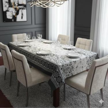 Imagem de TOALHA DE MESA LINHÃO EM TECIDO LINHO RUSTICO (ROSA NEGRA, 140X140)