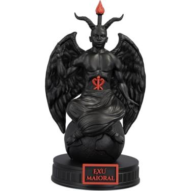 Imagem de Estátua Exu Maioral Imagem Umbanda Candomblé - Versão 2 (Cor Nox Sanguine)