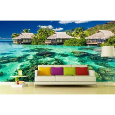 Imagem de Papel de Parede Painel Fotográfico Praia n38 2,00X3,00 - Voce Decorand