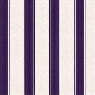 Imagem de Papel De Parede K&G Listrado Roxo Branco Vinílico Lavável - K&G Papel 