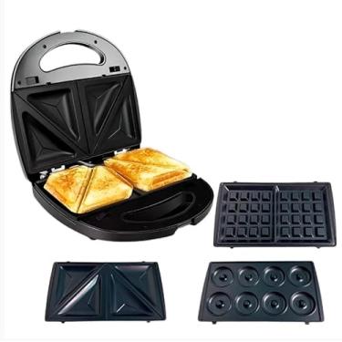 Imagem de Sanduicheira Multifuncional 3 Em 1 Waffle Donut Bolinho 110V