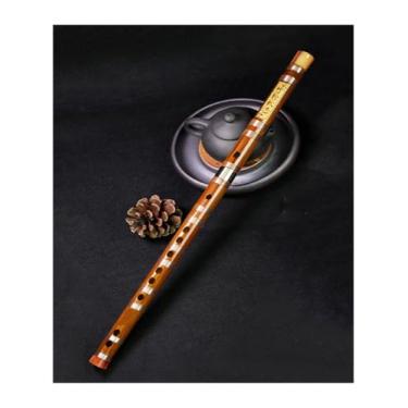 Imagem de Flauta de bambu profissional flauta instrumento musical boa flauta D chave E chave F chave C chave G (tecla B-C)
