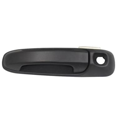 Imagem de Maçaneta de substituição externa dianteira esquerda (lado do motorista) para Dodge Ram 1500 2002-2008, 2500 2003-2009, 3500 2003-2010, Dakota 2005-2011, substitui 55275949AC CH1310121, com orifício