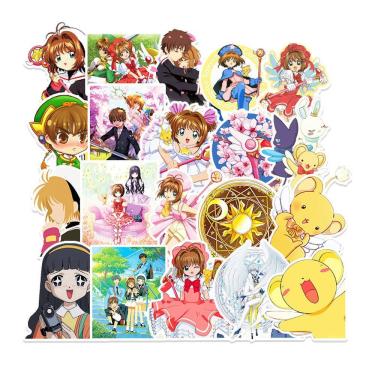 Imagem de Adesivos Card Captors Sakura Anime PVC 50 unidades