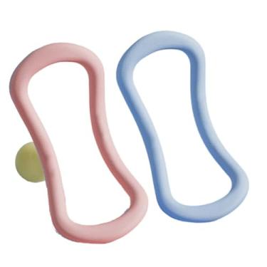 Imagem de lanyueshangwu Equipamento de ioga, anel de pilates, círculos de ioga, fitness, esporte, treinamento doméstico, ferramenta de suporte de resistência, massagem na panturrilha, círculos de pilates com