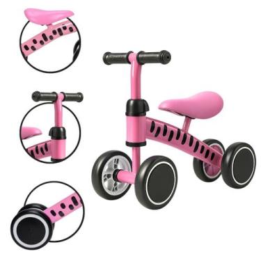 Imagem de Bicicletinha Sem Pedal De Equilíbrio Andador Infantil Bebê - Brinq Kid