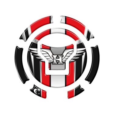 Imagem de Adesivo Bocal Cb Twister Cg Titan / Fan / Start 160 +2018 Asa Vermelho Cor Vermelho