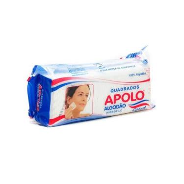 Imagem de Algodão Apolo Quadrado Facial 50g - Limpeza e Cuidado