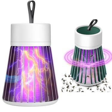 Imagem de Luminária Mata Mosquito Pernilongos UV LED Luz Ultravioleta Portátil Armadilha Elétrica USB Recarregável