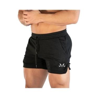 Imagem de Bermudas De Ginástica Masculinas De Secagem Rápida Em Malha Verão 2024