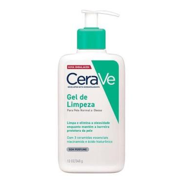 Imagem de Gel de Limpeza Facial Cerave Pele Normal a Oleosa Sem Perfume 340g