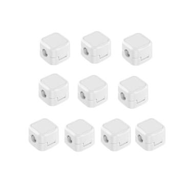 Imagem de Organizadores de cabos, pacote com 10, clipes de cabo, suportes para mesa, carro, escritório em casa