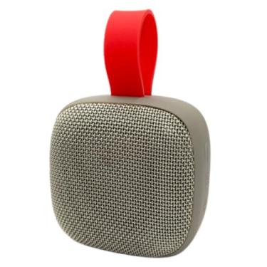 Imagem de Caixa de Som Bluetooth Portátil 5W - À Prova D'água, Graves Potentes, Bateria 10 Horas, Alça de Transporte, Ideal para Praia, Piscina e Banho (AquaBeat Go) (Cinza)