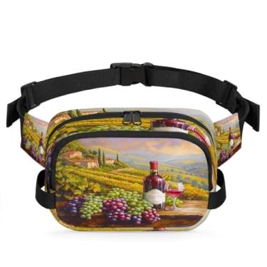 Imagem de Pochete roxa legal de caminhão para mulheres e homens com alça ajustável, bolsa transversal, bolsa de peito, bolsa tiracolo, Cor 22