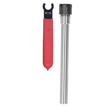 Imagem de Hyuduo Suporte de Mandril de Pinça Reto, Haste de Extensão de Fresagem CNC Longa e Reta, Cortadores e Dobradores, Material 40Cr, para Processamento de Máquina-ferramenta de Alta Precisão, Com 40Cr +