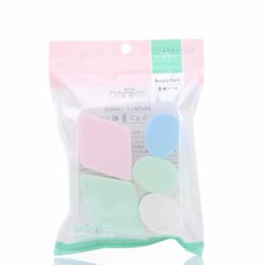 Imagem de Esponja de maquiagem e esponja de almofada esponjas de mistura macias para corretivo de base e aplicação cosmética diária