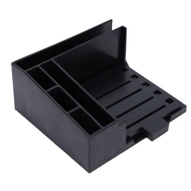 Imagem de Yosoo Conjunto de Estêncil de Nota Adesiva, Suporte Com 5 Estênceis, Blocos de Notas de 100 Folhas, Organizador para Escola, Escritório, Residências (Preta)