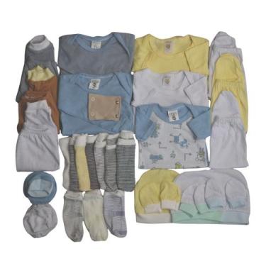 Imagem de Body Bebê+mijão Liso E Estampado Kit C/16 Roupa Bebê Atacado - Taya Ba