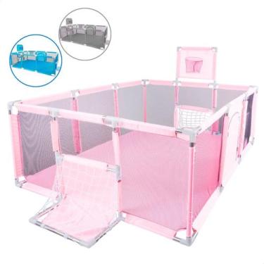 Imagem de Cercadinho Bebê Infantil Grande Chiqueirinho Seguro Menino e Menina Te