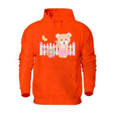 Imagem de Blusa Agasalho Moletom Feminino Plus Size Flanelado Com Capuz Ajustavel e Bolso Canguru-Feminino