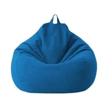 Imagem de Capa Grande De Algodão E Linho Para Puff, Cadeira De Canto, Poltrona P