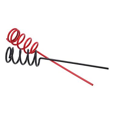 Imagem de HUIOP Suporte para Vara de Pesca Em Espiral de Metal, Suporte para Serviço Pesado, Revestimento Vinil Resistente, Ampla Aplicação, Uso Conveniente, Design Requintado, Preto,