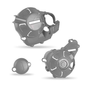 Imagem de Protetor Tampas Laterais Motor Amx Crf 300f Sahara 300 Tornado 300l